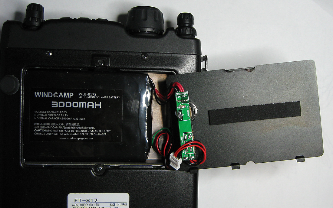 Batterie-Abdeckung für YAESU FT-817 BLACK Ladegerät WINDCAMP 3000mAh Lithium Polymer Batterie 